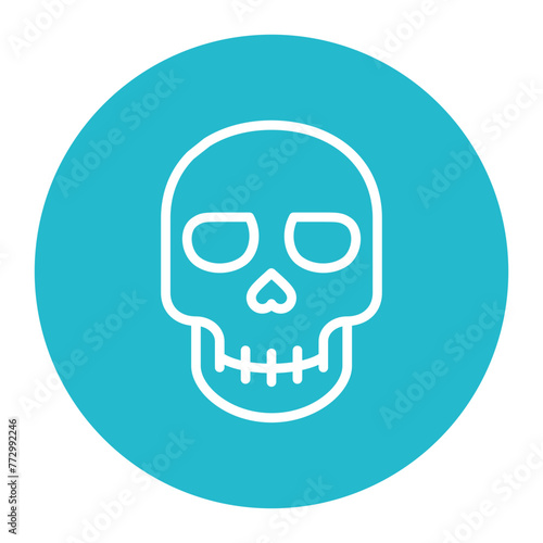 Skull icon vector image. Can be used for Fairytale.