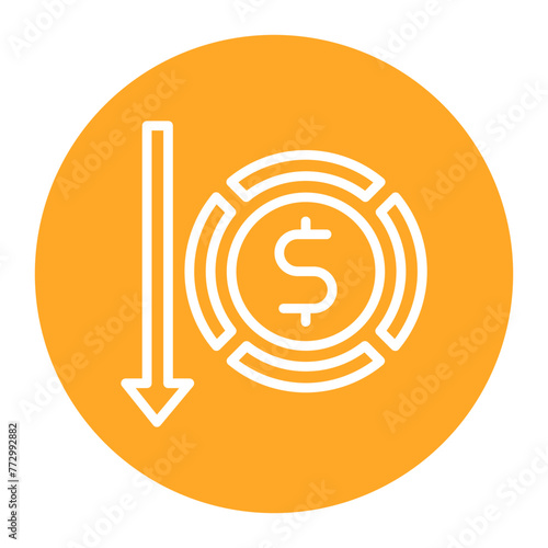 Bankruptcy icon vector image. Can be used for Crisis Mangement.