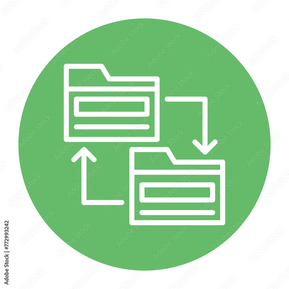 Directory Replacement icon vector image. Can be used for Compliance And Regulation. Directory Replacement icon vector image. Can be used for Compliance And Regulation.