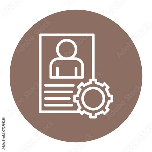 De Identification icon vector image. Can be used for Compliance And Regulation.