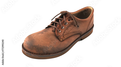 brown shoes