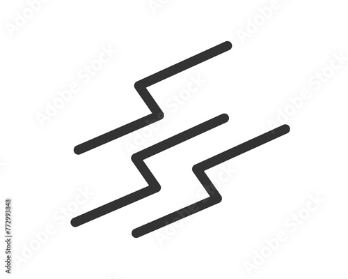 Claws scratches, animal monster mark design element, tattoo and decor for halloween. Black vector silhouette.