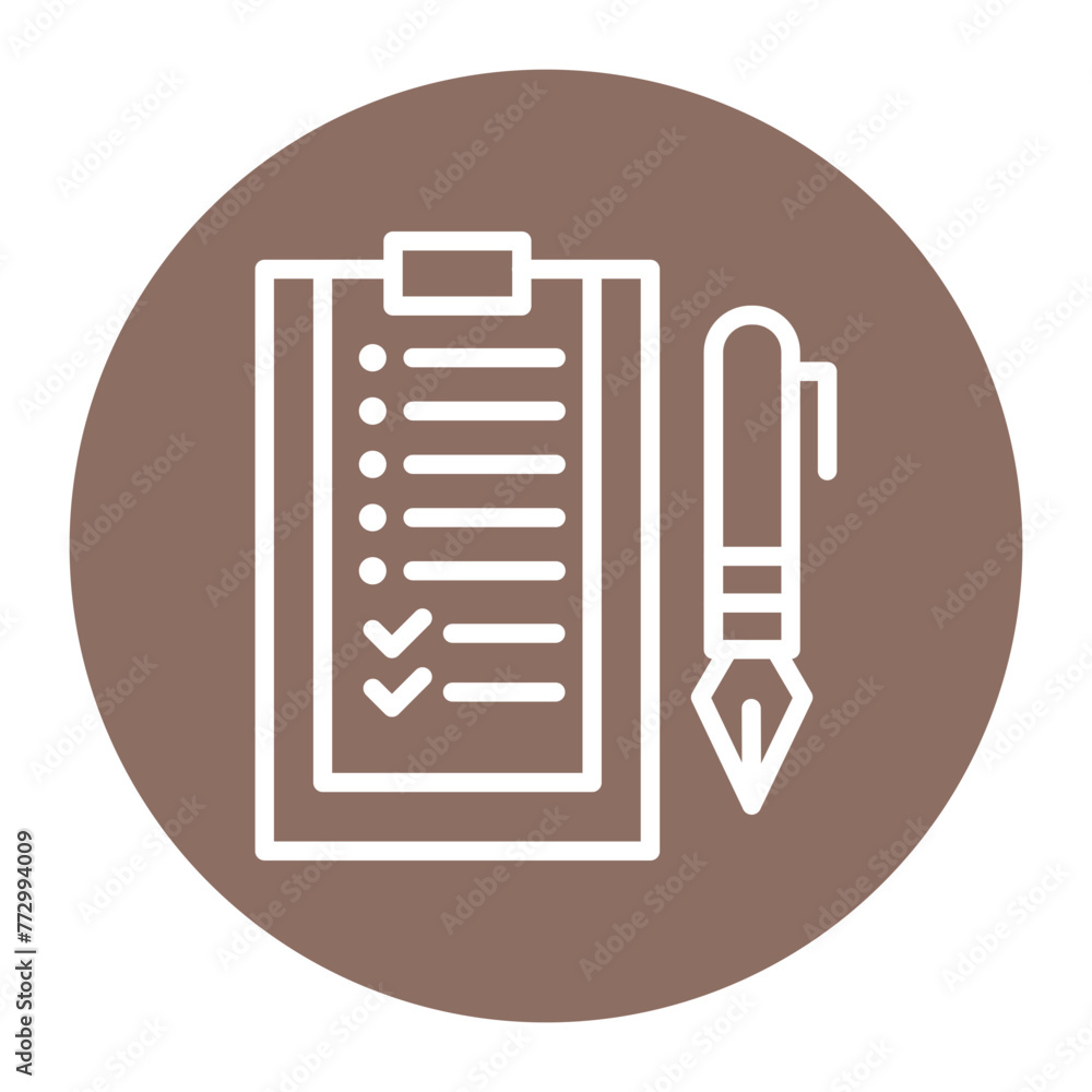 Summary List icon vector image. Can be used for Documents And Files. Summary List icon vector image. Can be used for Documents And Files.