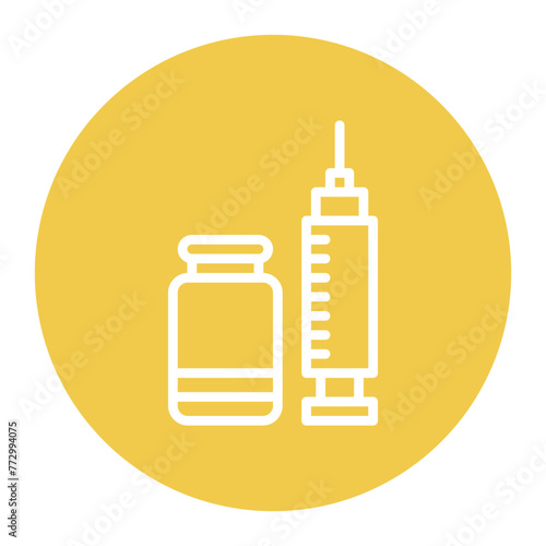 Botox icon vector image. Can be used for Cosmetology.