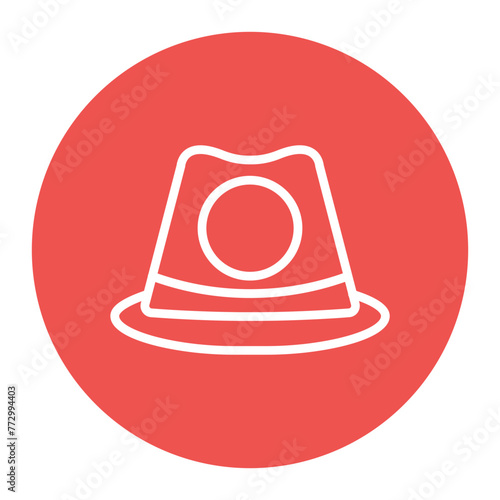 Detective Hat icon vector image. Can be used for Crime Investigation.
