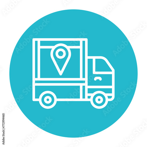 GPS Tracking icon vector image. Can be used for Crime Investigation.