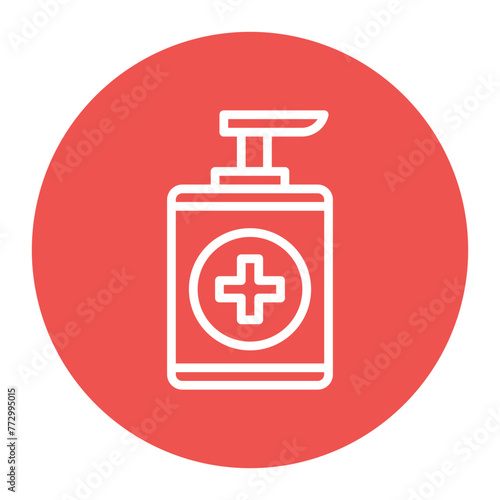 Antiseptic icon vector image. Can be used for Dermatology.