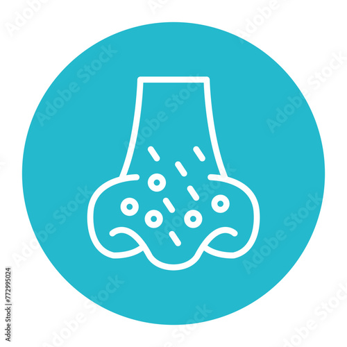 Blackhead icon vector image. Can be used for Dermatology.