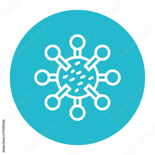 Disease icon vector image. Can be used for Dermatology.