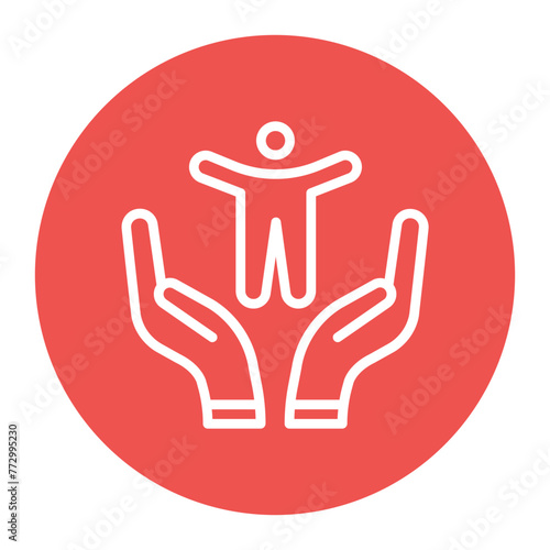 Adult Day Care icon vector image. Can be used for Home Services.