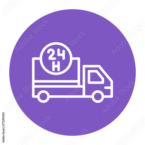 Transportation Assistance icon vector image. Can be used for Home Services.