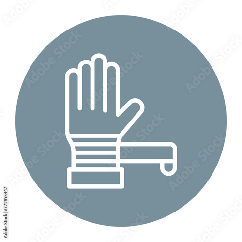 Wound Dressing Assistance icon vector image. Can be used for Home Services.