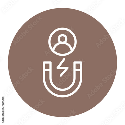 Candidate Attraction icon vector image. Can be used for Human Resource.