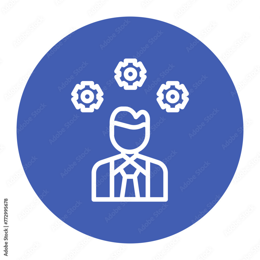 Employee Briefing icon vector image. Can be used for Staff Management. Employee Briefing icon vector image. Can be used for Staff Management.