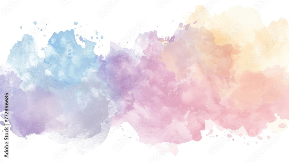 Abstract watercolor background hand-drawn on paper. Volumetric smoke elements. Blue, lilac, yellow color. For wedding stationary, greetings, design, web, card, text, decoration, surfaces. Abstract watercolor background hand-drawn on paper. Volumetric smoke elements. Blue, lilac, yellow color. For wedding stationary, greetings, design, web, card, text, decoration, surfaces.