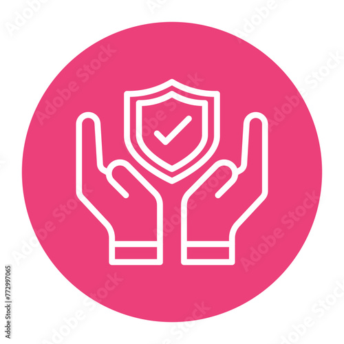 Trust icon vector image. Can be used for Teamwork.