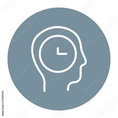 Patience icon vector image. Can be used for Personal Growth.