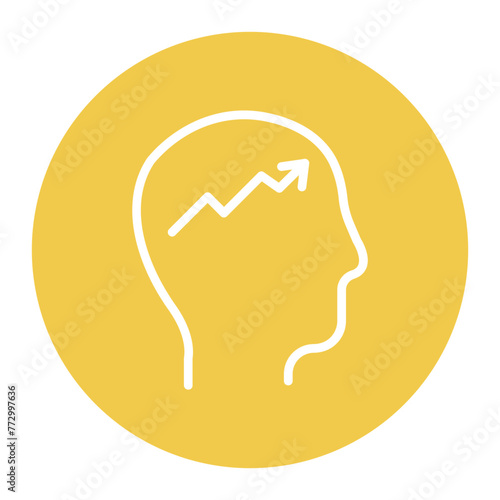 Mindset Shift icon vector image. Can be used for Personal Growth.