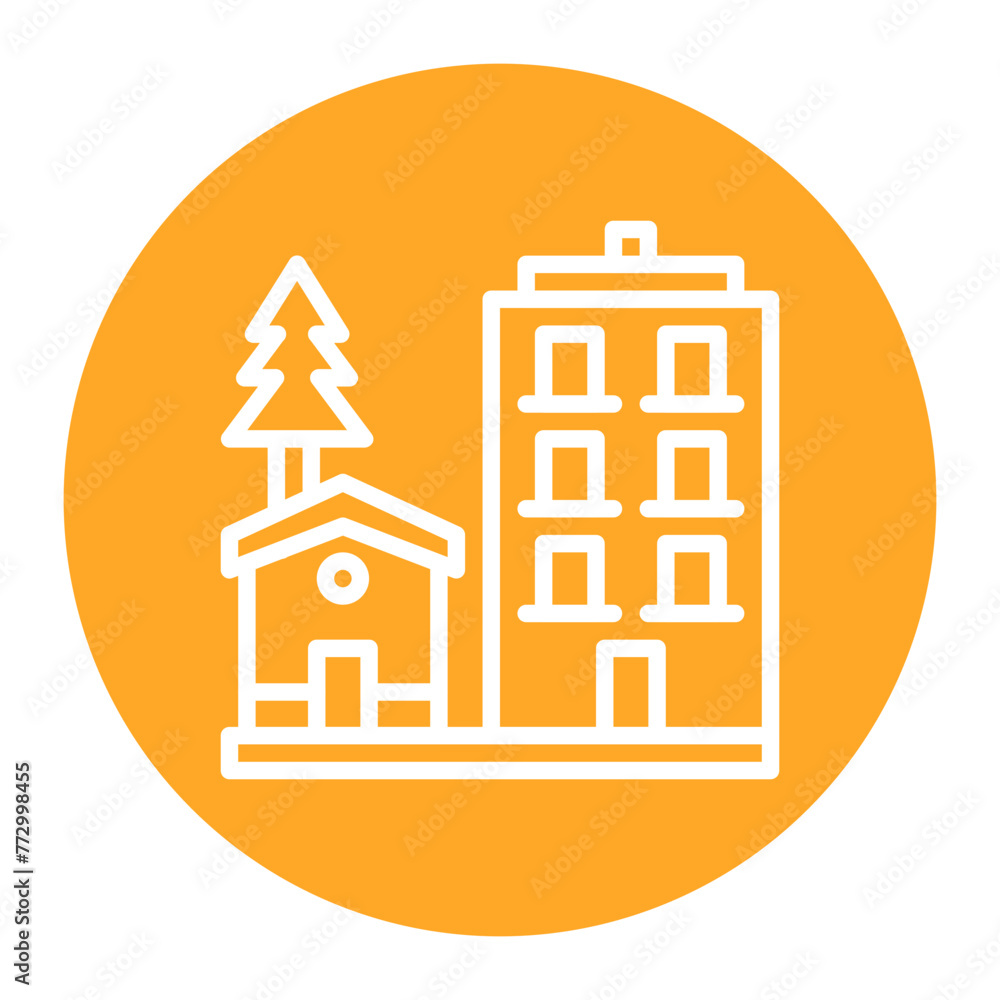 Public Housing icon vector image. Can be used for Public Utilities. Public Housing icon vector image. Can be used for Public Utilities.