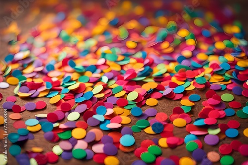 Colorful confetti 