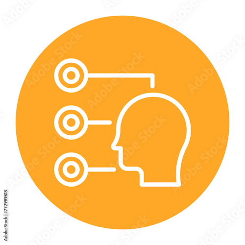 Sensory Stimulation icon vector image. Can be used for Elderly Care.