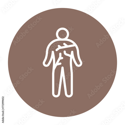 Angiogram icon vector image. Can be used for Cardiology.