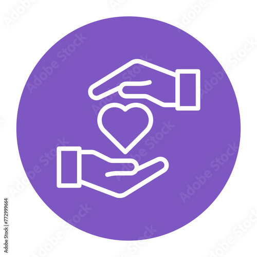 Specialized Care icon vector image. Can be used for Elderly Care.