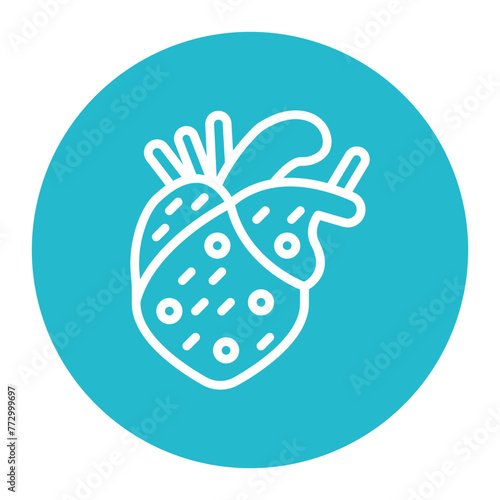 Atherosclerosis icon vector image. Can be used for Cardiology.