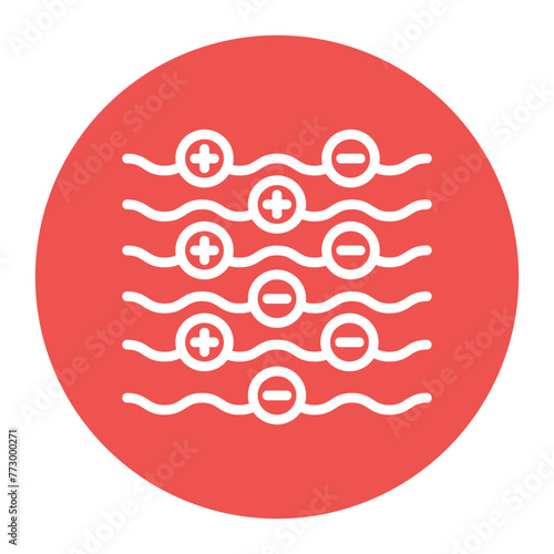 Coagulation icon vector image. Can be used for Water Treatment.