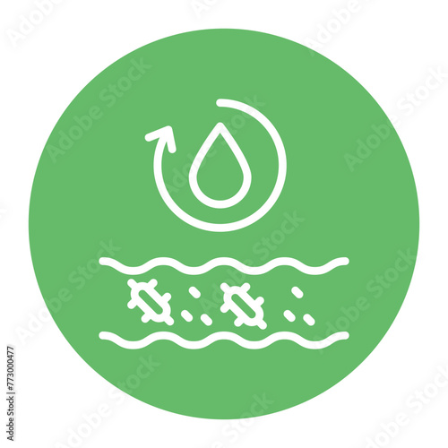Wastewater Treatment icon vector image. Can be used for Water Treatment.