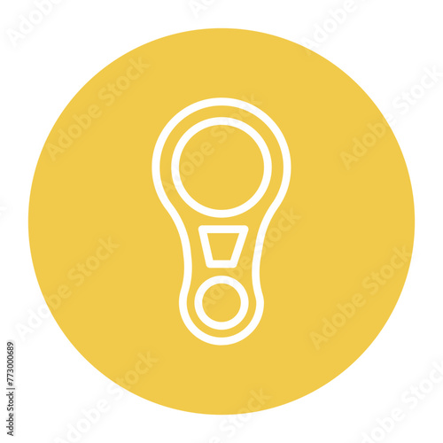 Descender icon vector image. Can be used for Rock Climbing.