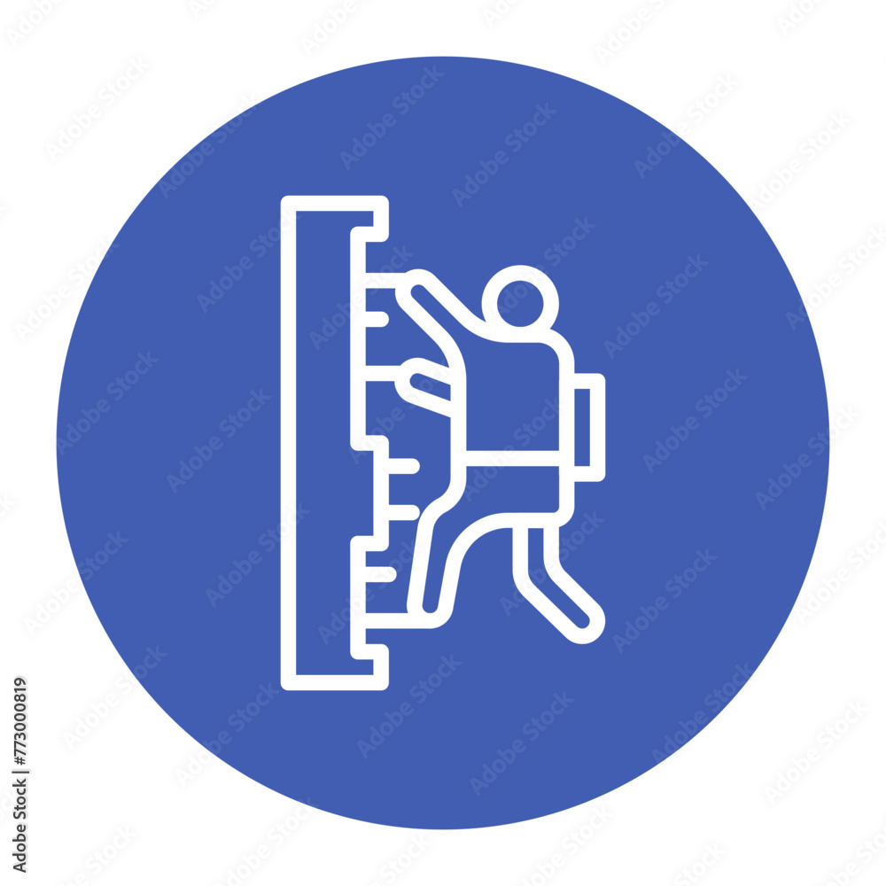 Via Ferrata icon vector image. Can be used for Rock Climbing. Via Ferrata icon vector image. Can be used for Rock Climbing.