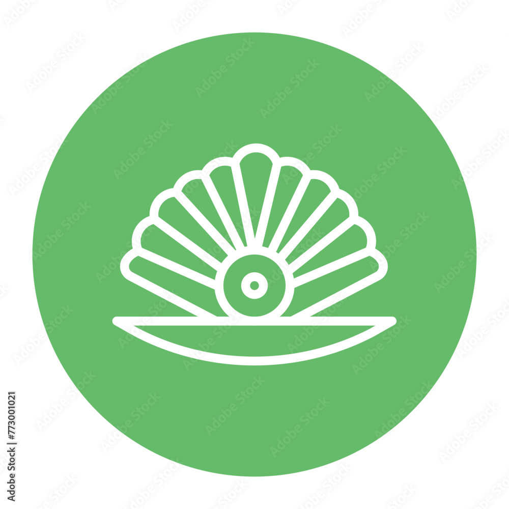Seashell icon vector image. Can be used for Fish and Seafood. Seashell icon vector image. Can be used for Fish and Seafood.