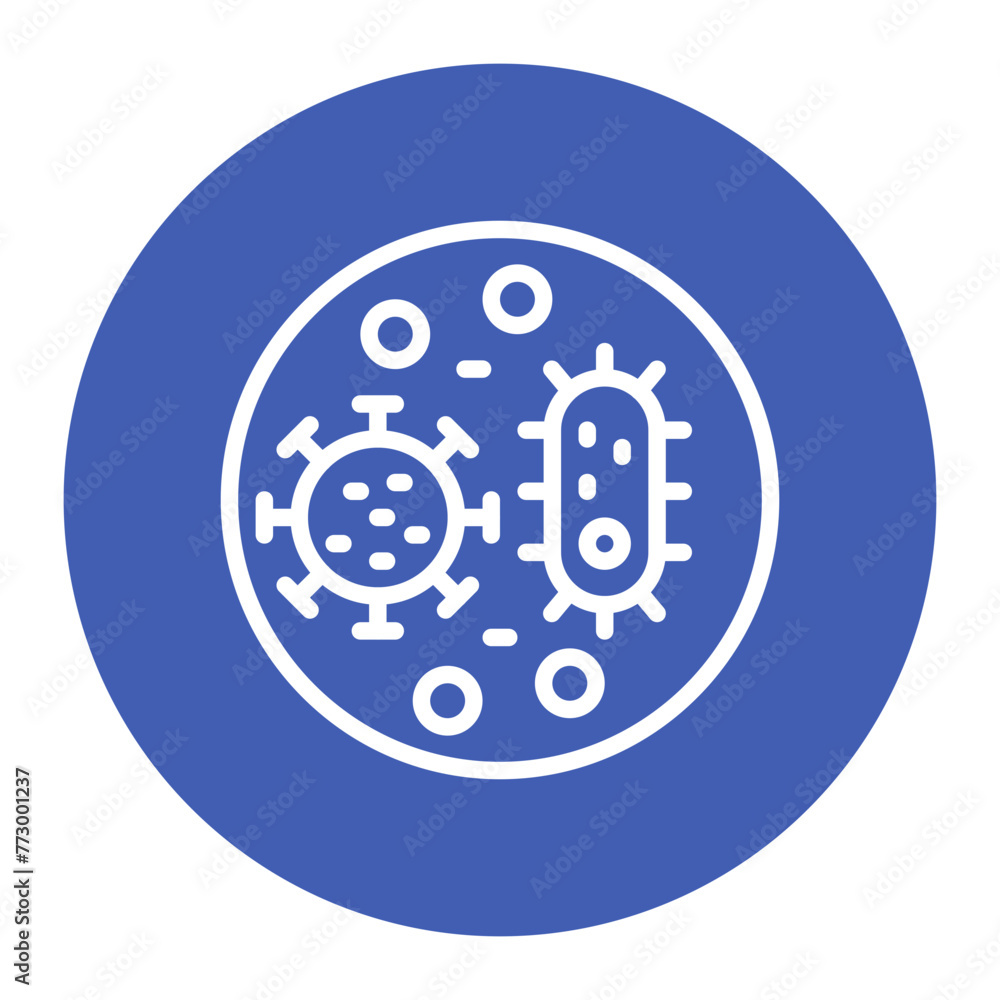 Microbe icon vector image. Can be used for Tuberculosis. Microbe icon vector image. Can be used for Tuberculosis.