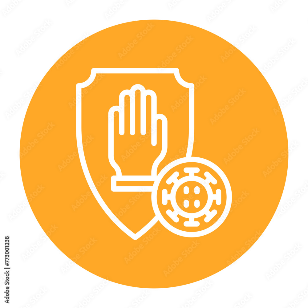 Prevention icon vector image. Can be used for Tuberculosis. Prevention icon vector image. Can be used for Tuberculosis.