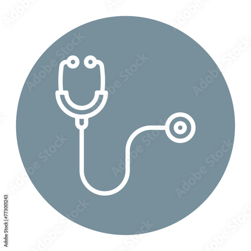 Stethoscope icon vector image. Can be used for Tuberculosis.