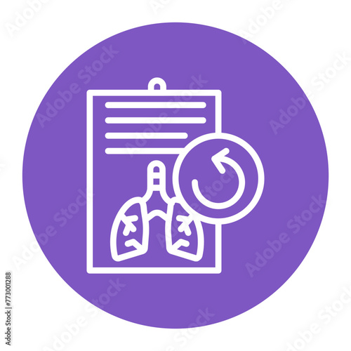 Recovery icon vector image. Can be used for Tuberculosis.