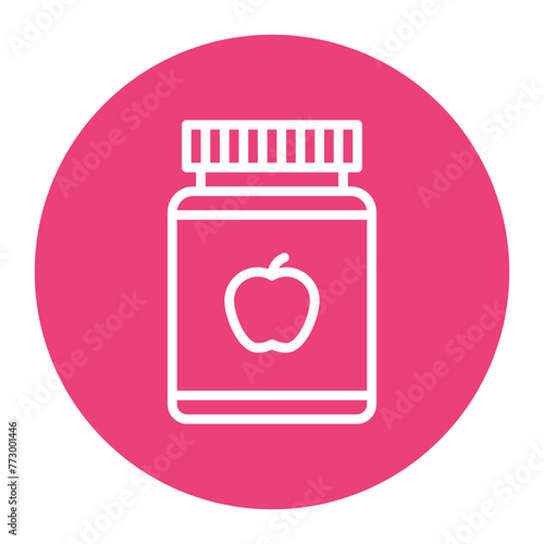 Fruit Jam icon vector image. Can be used for Brunch.