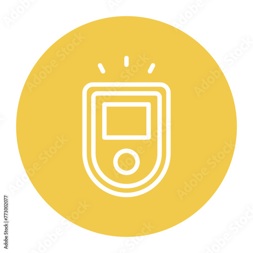 Oxygen Sensor icon vector image. Can be used for Sensors.