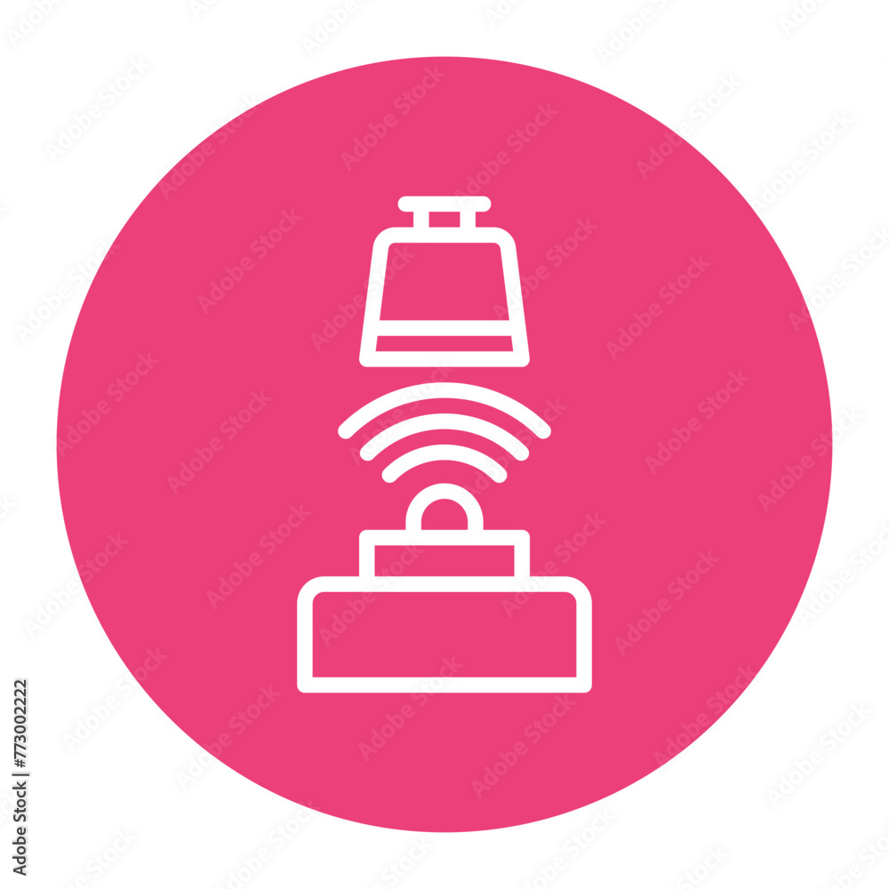 Weight Sensor icon vector image. Can be used for Sensors. Weight Sensor icon vector image. Can be used for Sensors.