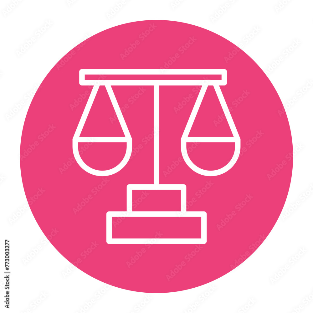 Scales of Justice icon vector image. Can be used for Legal Services. Scales of Justice icon vector image. Can be used for Legal Services.