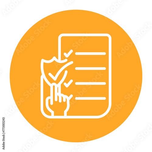 Regulatory Compliance icon vector image. Can be used for Business Audit.
