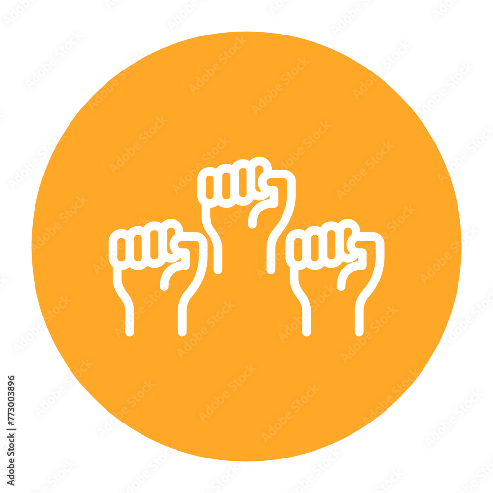 Protest icon vector image. Can be used for Protesting and Civil Disobedience. Protest icon vector image. Can be used for Protesting and Civil Disobedience.