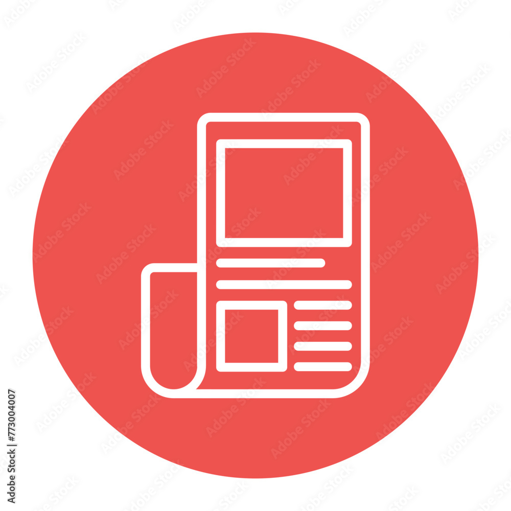 Article icon vector image. Can be used for Literature.