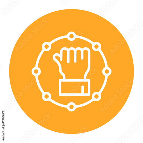 Unity icon vector image. Can be used for Protesting and Civil Disobedience.