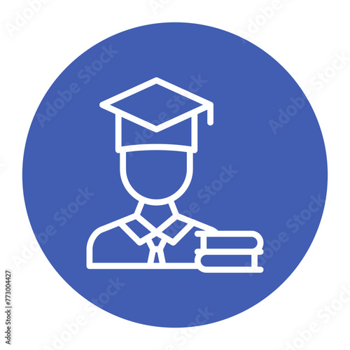 Scholar Male icon vector image. Can be used for Literature.