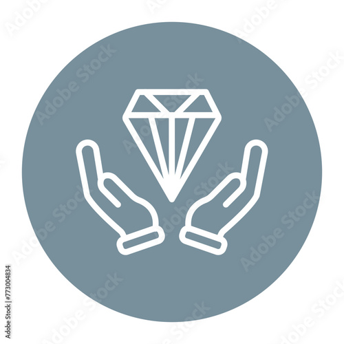 Luxury icon vector image. Can be used for Lifestyles.