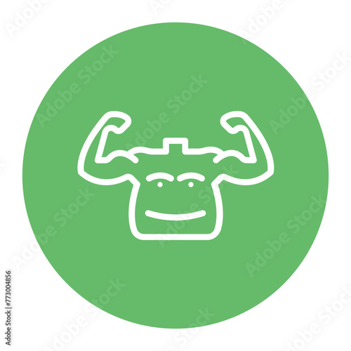 Obesity icon vector image. Can be used for Lifestyles.