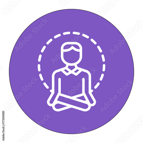 Relaxation icon vector image. Can be used for Lifestyles.