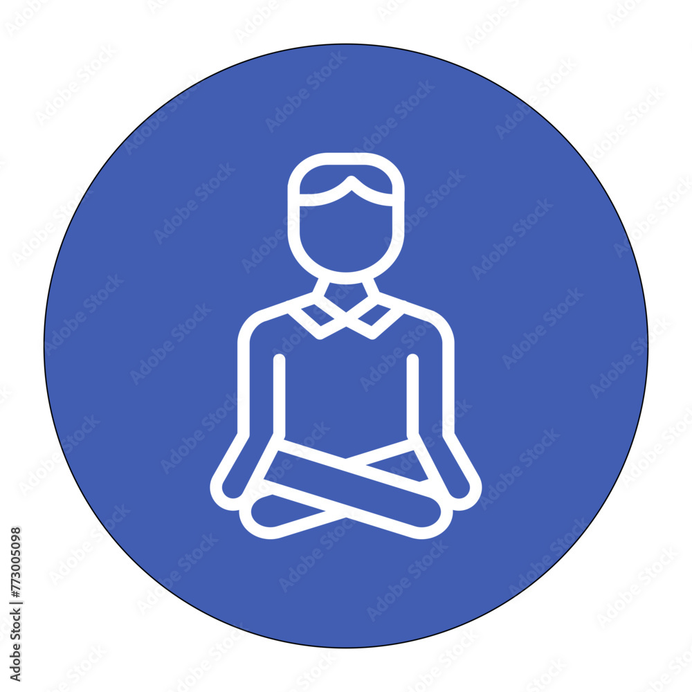 Yoga icon vector image. Can be used for Lifestyles. Yoga icon vector image. Can be used for Lifestyles.